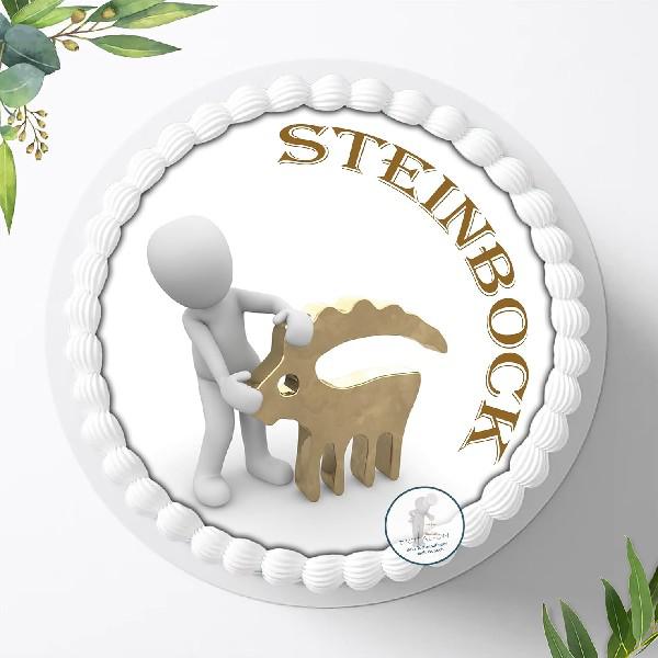 Sternzeichen Steinbock Tortenaufleger Ø 20cm, 3624